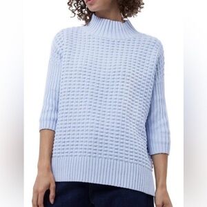 NEW French Connection Blue Turtleneck Sweater Size XS
